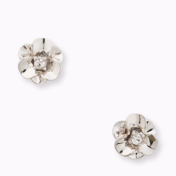 kate spade Jewelry - NWT~KATE SPADE~Shine on Flower Studs, Silver~CUTE! kate spade Jewelry - NWT~KATE SPADE~Shine on Flower Studs, Silver~CUTE!